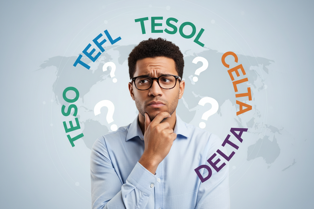 TEFL vs TESOL vs CELTA vs DELTA: The Complete Guide (2026)