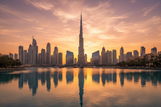 View of Dubai, a top tier TEFL destination to Teach English Tax Free