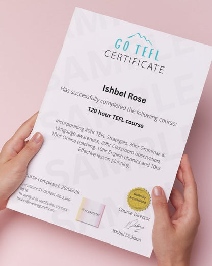 Accredited 120-Hour Online TEFL Course