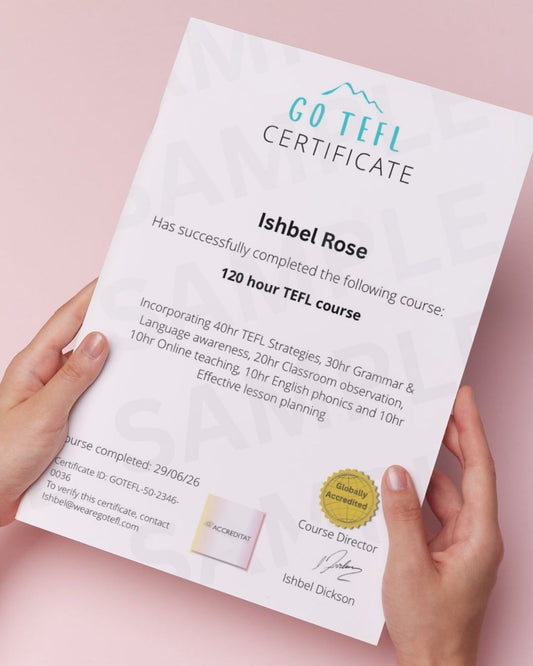 Accredited 120-Hour Online TEFL Course