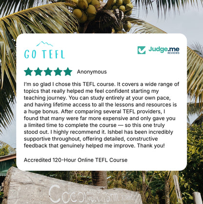 Accredited 120-Hour Online TEFL Course