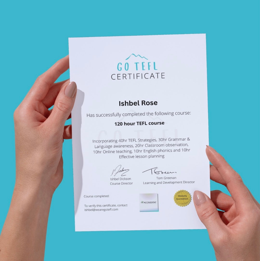 Accredited 120-Hour Online TEFL Course